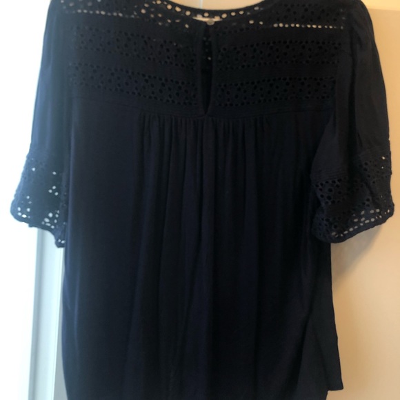 The loft navy short sleeve shirt - Picture 3 of 3